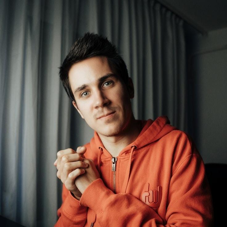 Portrait of River, group coordinator and fusion cooking expert